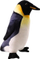 Lodër pellushi LEAN Toys Pinguin, 30cm, për kalamaj 3+, bardh e gri