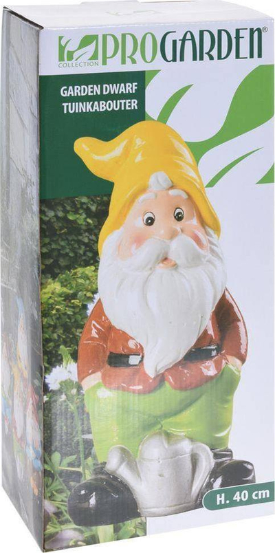 Figurinë kopshti ProGarden Garden Gnome, qeramike, 40 cm, shumëngjyrëshe