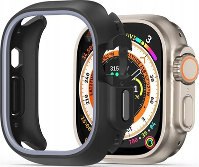 Mbulesë mbrojtëse Dux Ducis Bamo për Apple Watch Ultra 49mm, PC i fortë, Black Gray