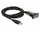 Kabllo seriale DeLOCK 65962, USB Type A në DB 9, 3 m, e zezë