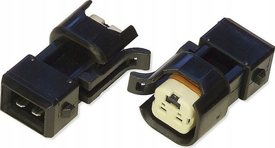 Adapter injektori US Bosch EV6 në EV1, plastik rezistent, i zi