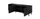 Komodë TV Bed Meble Abeto, 150x42x52cm, e zezë