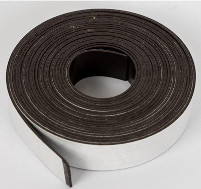 Shirit magnetik vetëngjitës FANDY, 12.7 mm, 3 m, i zi