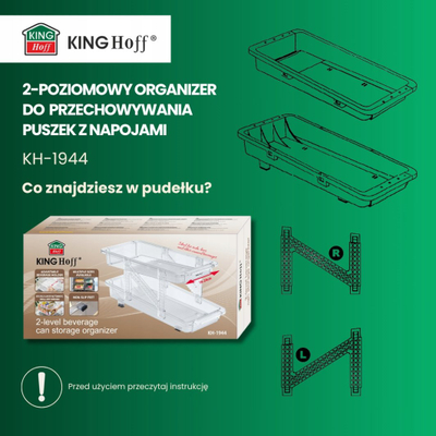 Organizues kanaçesh Kinghoff KH-1944, 2 nivele