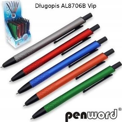 Stilolapsa Penword AL8706B VIP, pako me 30 copa, me ngjyra të ndryshme