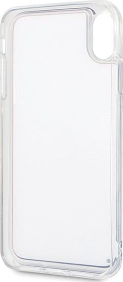 Mbulesë telefoni Guess GUHCI65GLCRE për iPhone Xs Max, që shkëlqen në errësirë, e kuqe