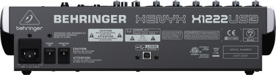 Аудио миксер Behringer Xenyx X1222USB, 12 канали, USB, сив