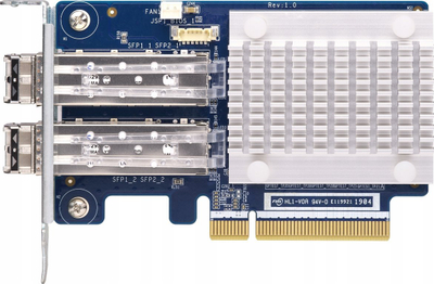 Kartë rrjeti QNAP QXP-32G2FC, 32Gbit FC, për server dhe NAS, e zezë
