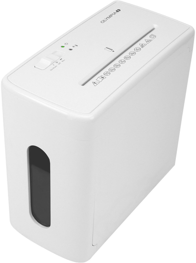 Prerëse dokumentesh Olympia CC 1010 S, prerje në grimca, 18L, e bardhë
