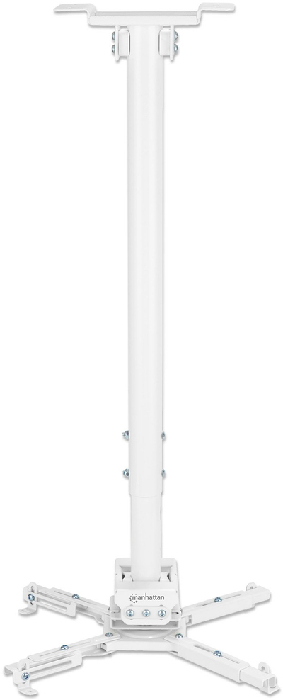 Mbajtëse tavani për projektor Manhattan Universal, lartësi 745 1145mm, 35kg, e bardhë