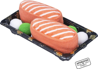 Çorape Rainbow Socks Colorful Sushi, të gjata për burra, nr. 40-46, portokalli
