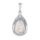 Pendant për varëse Silvego Moonstone, i argjendtë