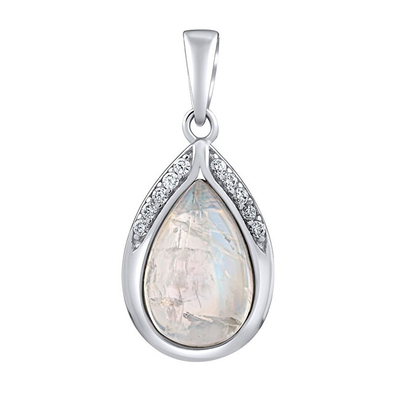 Pendant për varëse Silvego Moonstone, i argjendtë
