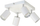 Lampë tavani Adviti AD-OP-6348WGU10, 4x GU10, metal, e bardhë
