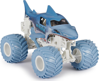 Kamion lodër Monster Jam Megalodon, die-cast, shkallë 1:24, blu