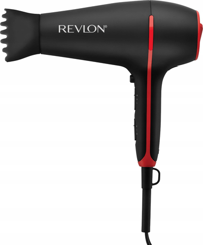 Tharëse flokësh Revlon Beauty Smoothstay, me vaj kokosi, me difuzer, e zezë
