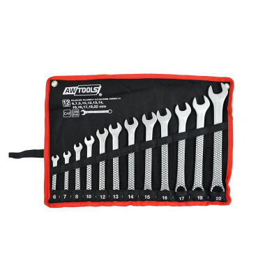 Set çelësash AWTools (AW40114), 6-22mm, 12 copë