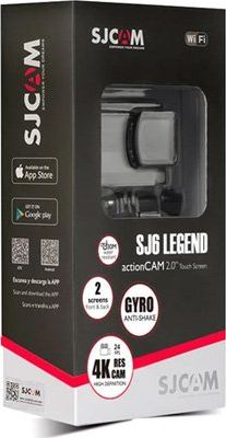 Спортска камера SJCAM SJ6 Legend, 4K, екран 2.0", црна