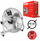 Ventilator dysheme Webber FF-400A, 40 cm, 80 W, krom