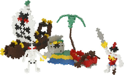 Set ndërtimi Plus-Plus Mini Basic Pirates, 360 pjesë, multingjyrësh