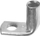 Terminal unazor tubular Erko KCS90 10x95mm, bakër i kallajisur, kënd 90°, përçues 95mm²