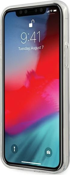 Mbulesë telefoni Guess GUHCP12MIMLFL01 për iPhone 12 / 12 Pro, plastike TPU e fortë, shumëngjyrëshe me lule