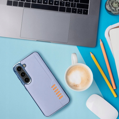 Futrollë OEM Milano për Samsung A55 5G, mbrojtëse, e butë, blu