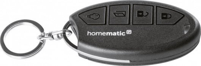 Telekomandë HomeMatic IP Key Fob Remote Control Access, për sistem sigurie, wireless, e zezë