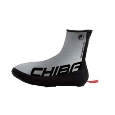 Mbulesa këpucësh çiklizmi Chiba Thermo Neoprene, madhësia XL, neopren, gri e zezë