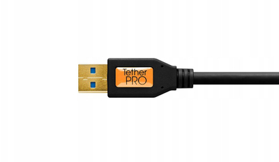 Kabllo USB Tether Tools TetherPro, USB 3.0 në Micro-B me kënd të drejtë, 4.5m, e zezë