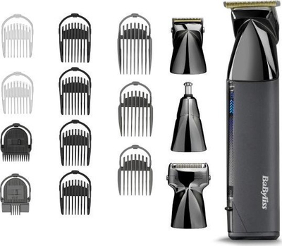 Trimmer multifunksional BaByliss Super X Metal, i rikarikueshëm, trup metalik, ngjyrë e zezë