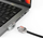 Adapter sigurie Compulocks Ledge Lock për MacBook Pro 14" M1 M2 M3, me kabllo sigurie, i argjendtë