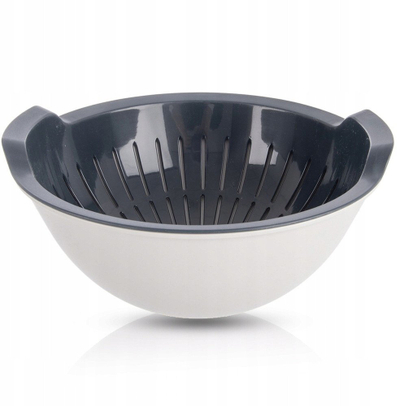Сет сад и цедалка Colander Bowl, 3L, пластика, бела