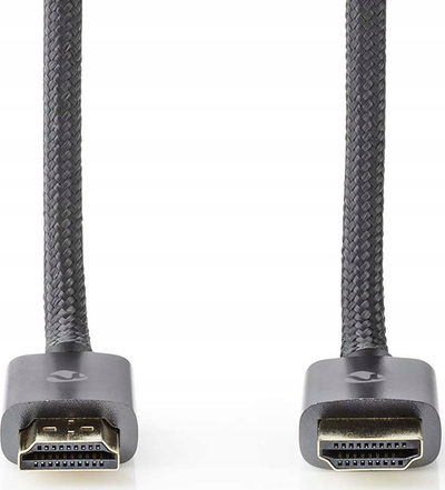 Kabllo HDMI Nedis Ultra High Speed, 1 m, 8K 60Hz, gri metal