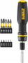 Телескопска рачна тресчотка DeWALT DWHT68001, со повеќе битови, со 10 бита