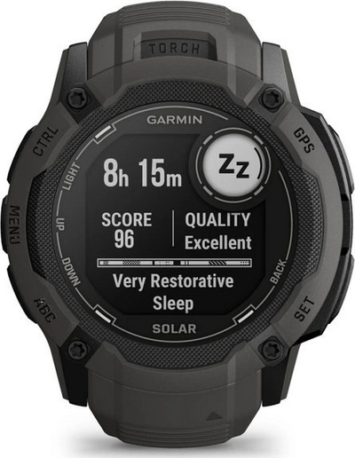 Smartwatch Garmin sportiv, me GPS edhe matje aktiviteti, i zi