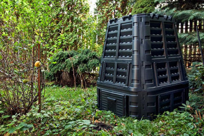 Kompostues kopshti Patrol Group Year-Round, 1000L, polipropilen, i zi
