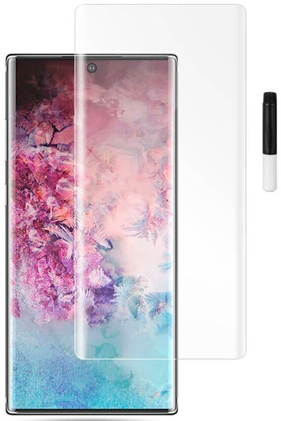 Xham mbrojtës Evelatus Clear Glass, Samsung Galaxy Note 10 Plus, UV + Glue, transparent