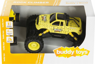 Makinë lodër me pult Buddy Toys BRC 14.612 Rock Climber, 2.4GHz, shkall 1:14, e verdhë