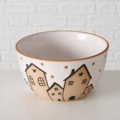 Ena qeramike Boltze Home Inken Pattern 1, 15 cm, shumëngjyrëshe