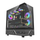 Kuti kompjuteri DarkFlash DS950 Mini Tower, 6 ventilatorë, panel anësor transparent, e zezë