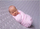 Pelenë mbështjellëse PULP BAMBOO Bamboo Swaddle, bambus, motiv Forget me nots, shumëngjyrëshe