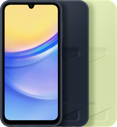Kapak telefoni Samsung Card Slot Cover për Galaxy A15 A15 5G, TPU, me xhep karte, blu e zezë