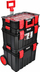 Kuti modulare veglash Awtools Modular Toolbox, set 4 në 1, me rrota, e zezë