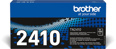 Toner printeri Brother TN-2410, origjinal, 1200 faqe, i zi