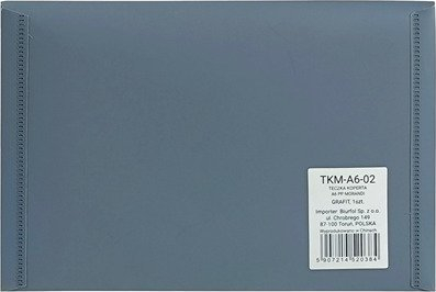 Zarf dokumentesh Biurfol Morandi, A6, PP soft touch, grafit