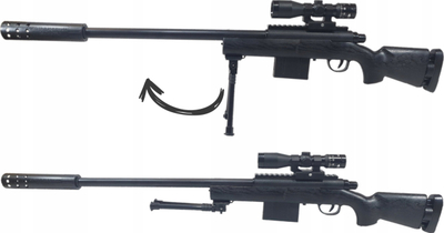 Pushkë airsoft M24 SWS, 6 mm, 45 m, e zezë