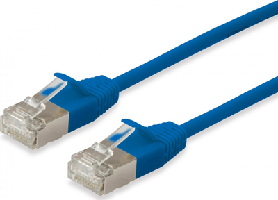 Kabllo rrjeti Equip Patch Cable Cat6A S/FTP Slim, 15m, blu
