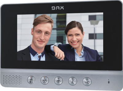 Monitor videointerfoni BAX Charon, 7", hands free, i zi argjendtë