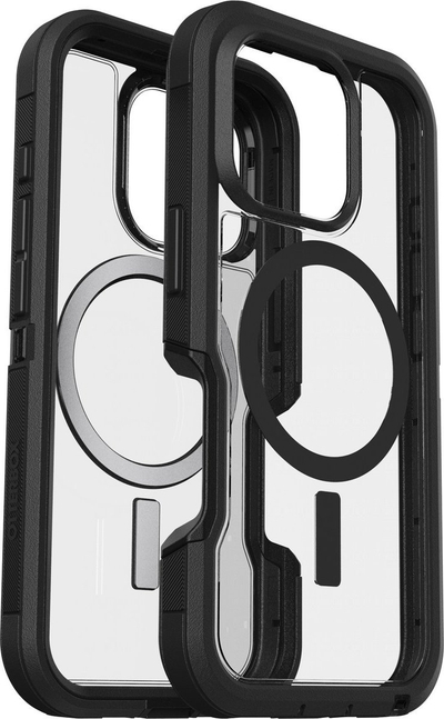 Mbështjellës telefoni OtterBox Defender Series XT për iPhone 16 Pro, MagSafe, transparent Dark Side